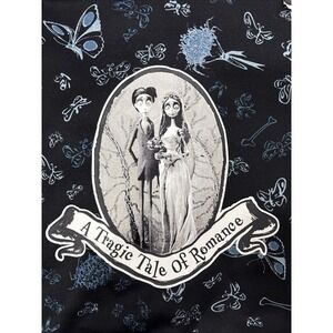 Hot Topics Tim Burton's Corpse Bride Bib Shorts Plus Sz 2 Victor Emily Portrait